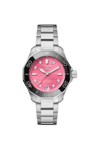 TAG Heuer Aquaracer Professional 300 36 Stainless Steel / Pink - Diamond / Bracelet